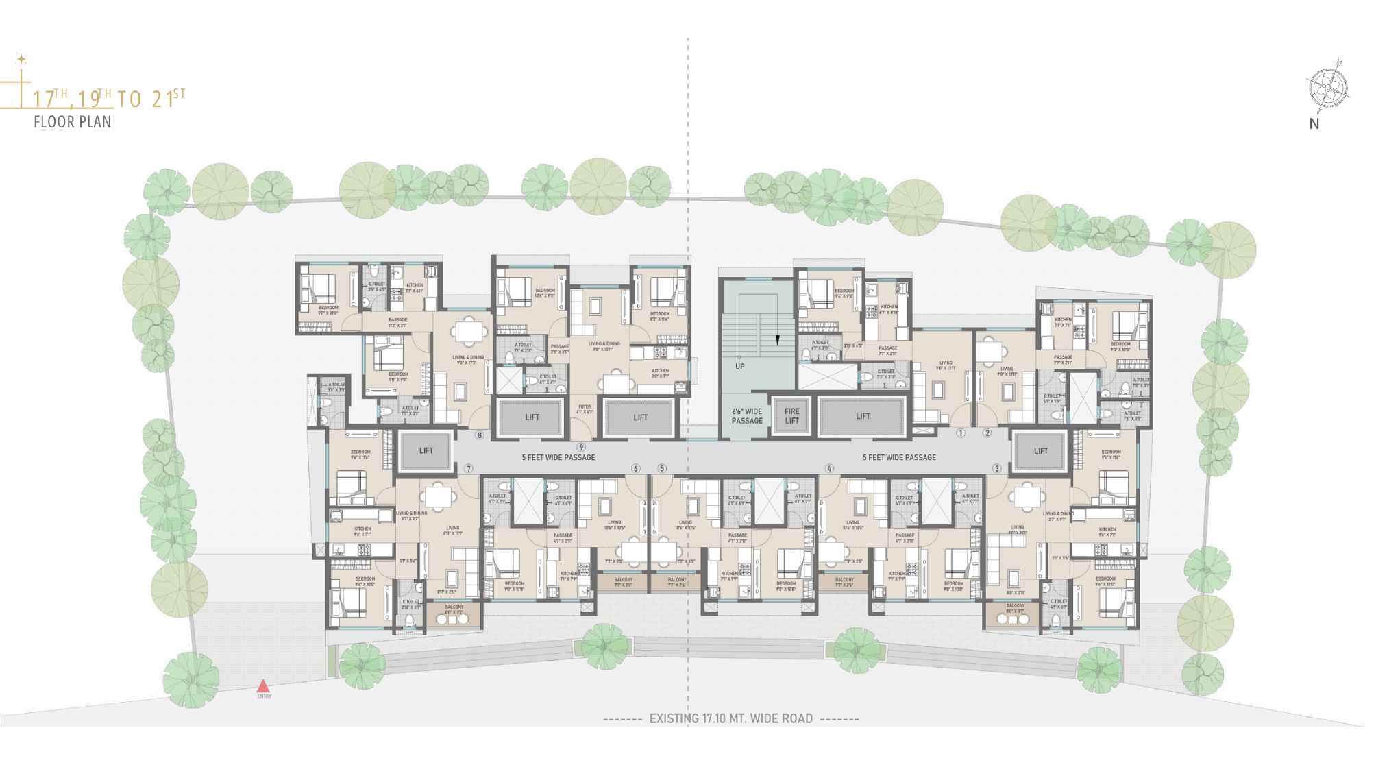 Pinnakle-Nova-typical-Floor-Plan-17-19-to-21st